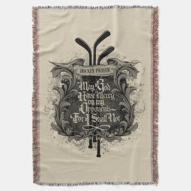 Hockey Prayer Decke (Vorderseite Vertikal)