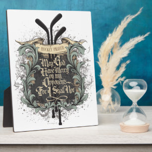 Hockey Prayer Fotoplatte