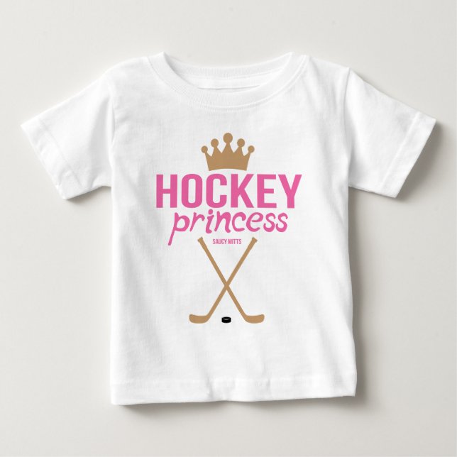 Hockey Princess Baby Girl Säugling T-shirt (Vorderseite)