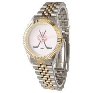 Hockey Princess ~ Hockey Mama Zwei Tone Watch Armbanduhr