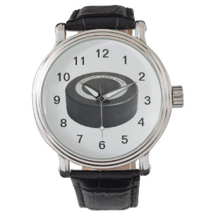 Hockey Puck Armbanduhr