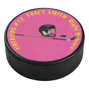 Hockey-Puck mit IHREM NAMEN Eishockey Puck