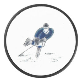 Hockey Puck mit Original Art