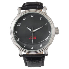 Hockey Puck Personalisiert Armbanduhr