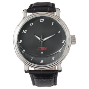 Hockey Puck Personalisiert Armbanduhr