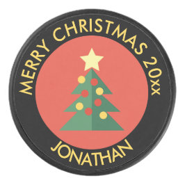 Hockey Puck / Weihnachtsbaumdesign