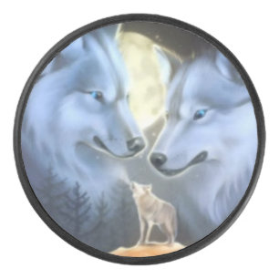 Hockey Puck/Wolves Eishockey Puck