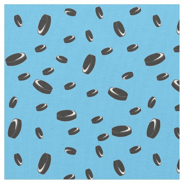 Hockey-Pucke Stoff (Nahaufnahme)