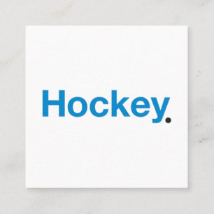 Hockey Quadratische Visitenkarte