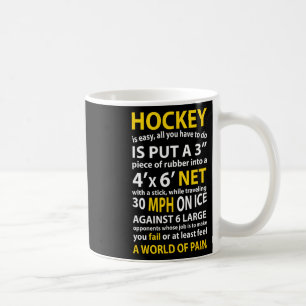 Hockey Quote Hockey ist ein einfaches Geschenk für Kaffeetasse