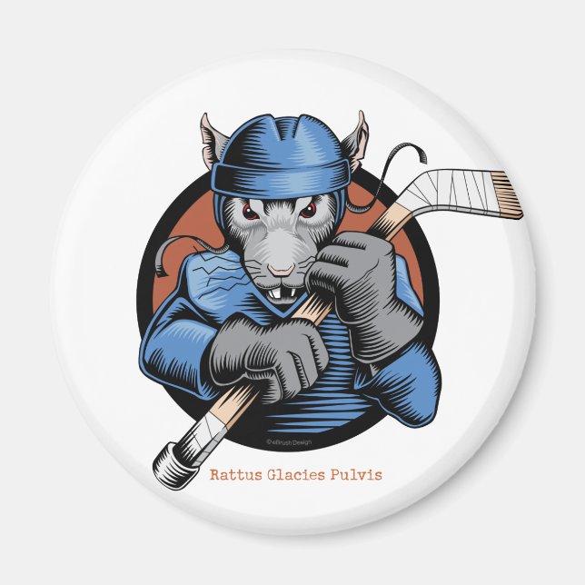 Hockey Rat Magnet (Vorne)