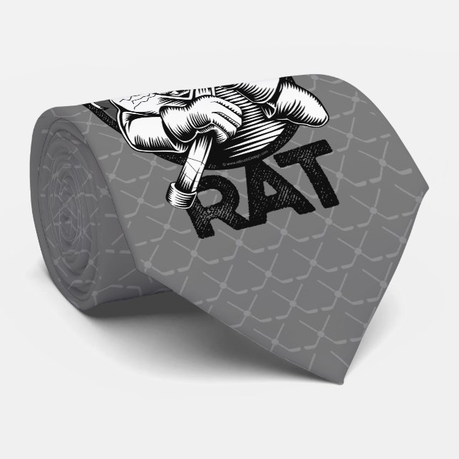 Hockey Rat Neck Tie Krawatte (Gerollt)