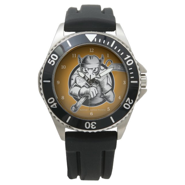 Hockey Rat Watch Armbanduhr (Vorderseite)