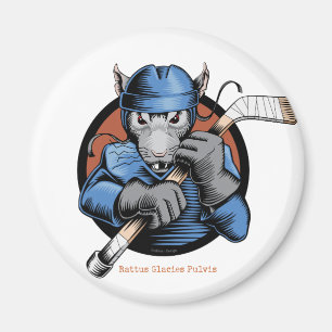 Hockey-Ratte Magnet