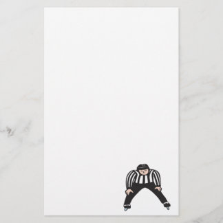 Hockey-Referent Briefpapier