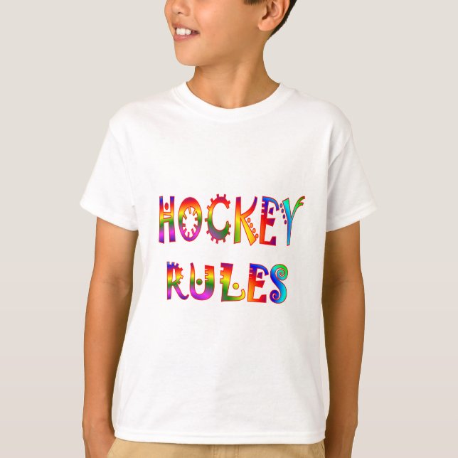 Hockey-Regeln T-Shirt (Vorderseite)