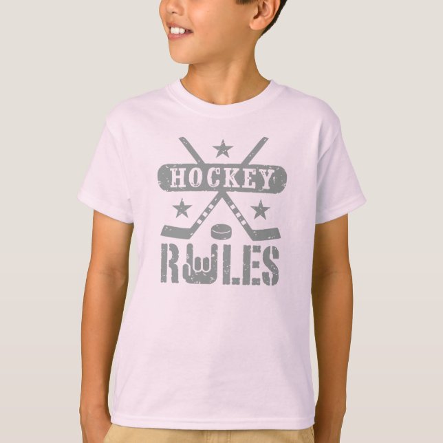 Hockey-Regeln T-Shirt (Vorderseite)