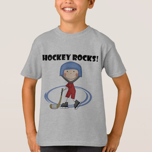 Hockey Rocks T - Shirt und Geschenke (Vorderseite)