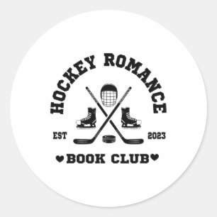 Hockey-Romanzen-Buchclub Runder Aufkleber