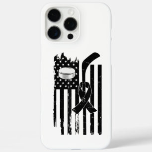 Hockey Rosa Band Brustkrebsbewusstsein Sport L iPhone 16 Pro Max Hülle