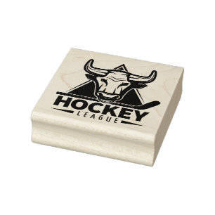 Hockey-Rubber-Briefmarke Gummistempel