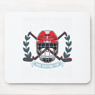 Hockey-Saison Eishockey  Mousepad