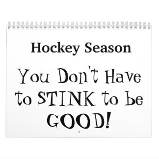 Hockey-Saison-Gedicht-Kalender Kalender