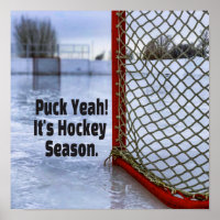Hockey Saison Ice Cold Funny Spaß Puck