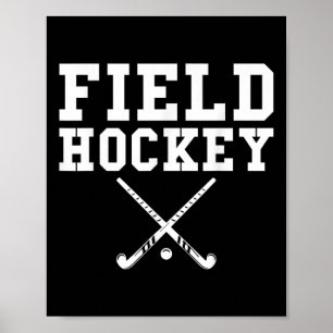 Hockey schnelles Sportspiel  Poster