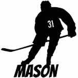 HOCKEY SCULPTURE PERSONALISIERT FREISTEHENDE FOTOSKULPTUR<br><div class="desc">Personalisieren Sie diese coole Hockeyspieler Skulptur/Foto mit Ihrem Namen und Ihrer Nummer.</div>
