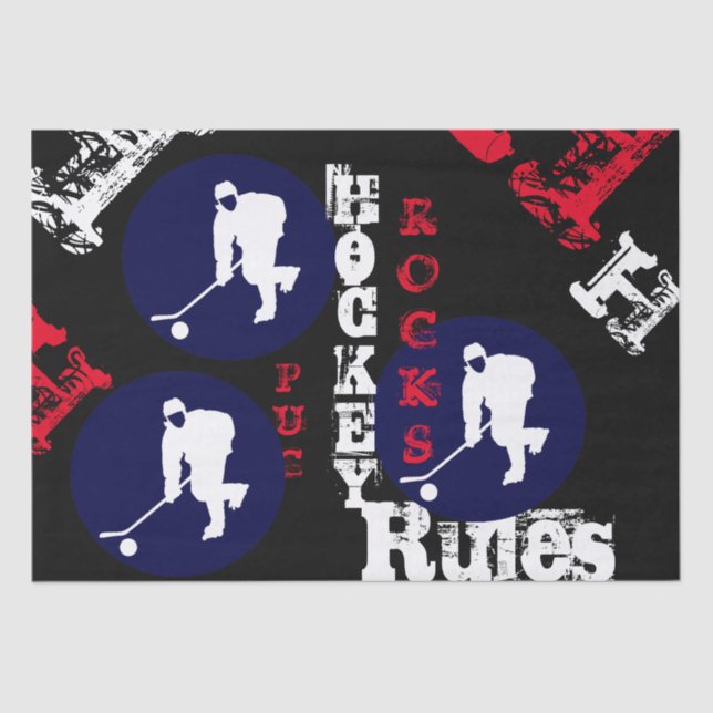 HOCKEY SEIDENPAPIER (Vorderseite)