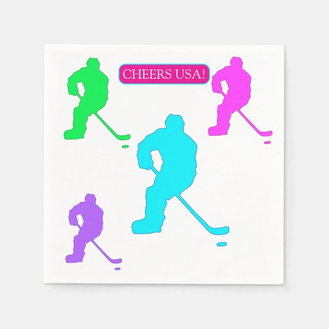 HOCKEY SERVIETTE (Vorderseite)