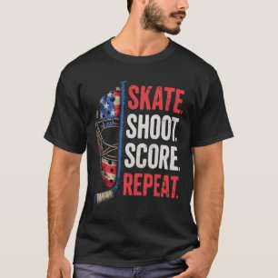 Hockey-Shirt Hockey-Geschenke Eishockey-Zeug Junge T-Shirt
