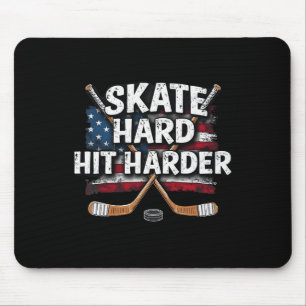 Hockey-Shirt Hockey-Junge Geschenke Sachen Eishock Mousepad