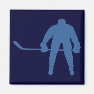 Hockey-Silhouette-Magnet Magnet
