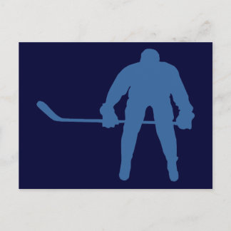 Hockey-Silhouette Postkarten