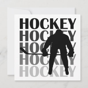 Hockey-Silhouette T - Shirt und Geschenke