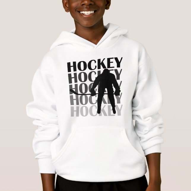 Hockey-Silhouette-T - Shirts und Geschenke (Vorderseite)