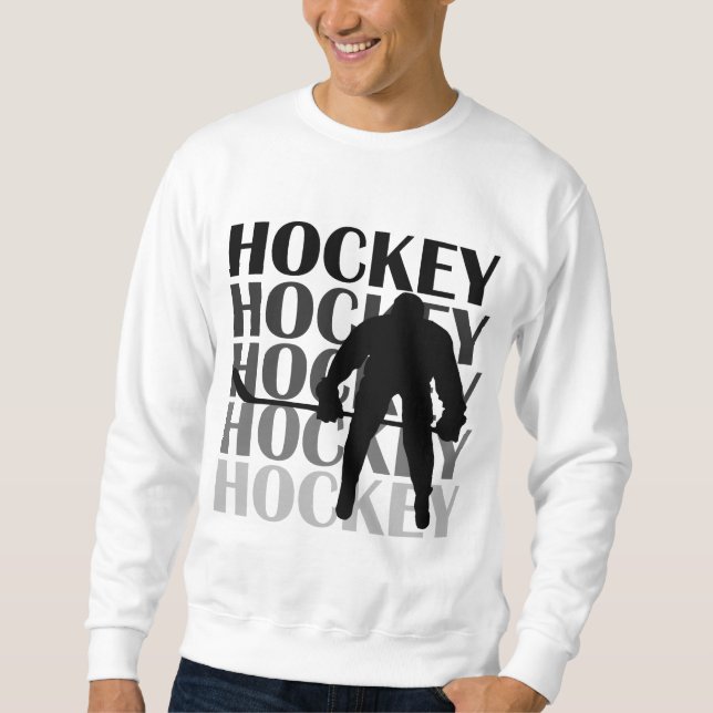 Hockey-Silhouette-T - Shirts und Geschenke (Vorderseite)