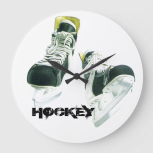 Hockey-Skate Große Wanduhr