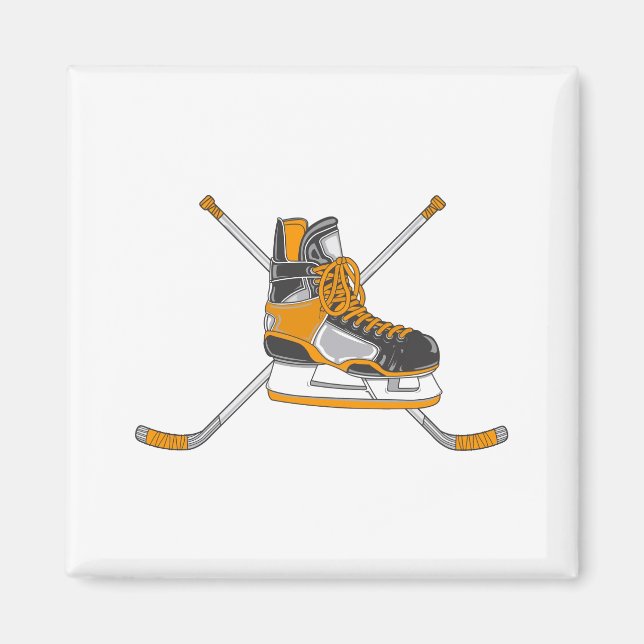 Hockey-Skate Magnet (Vorne)
