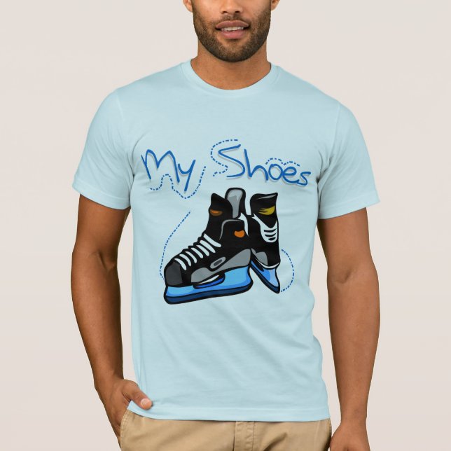 Hockey-Skate meine Schuh-T-Shirts und Geschenke T-Shirt (Vorderseite)
