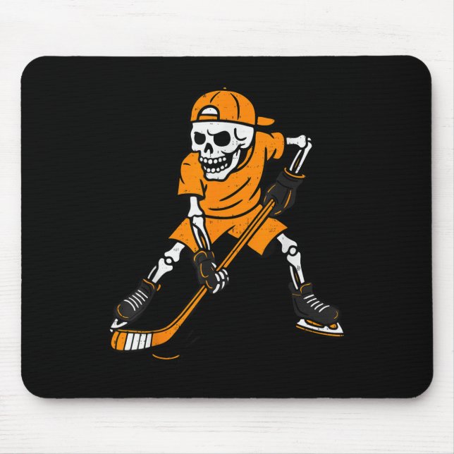 Hockey Skeleton Halloween Kostüme Jungs Teens Girl Mousepad (Vorne)