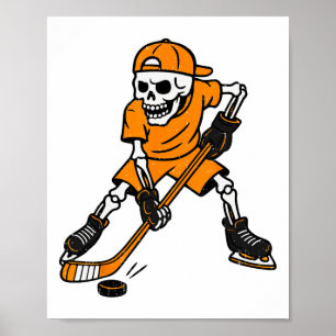 Hockey-Skelett-Halloween-Kostüm Jungen Teenager Mä Poster