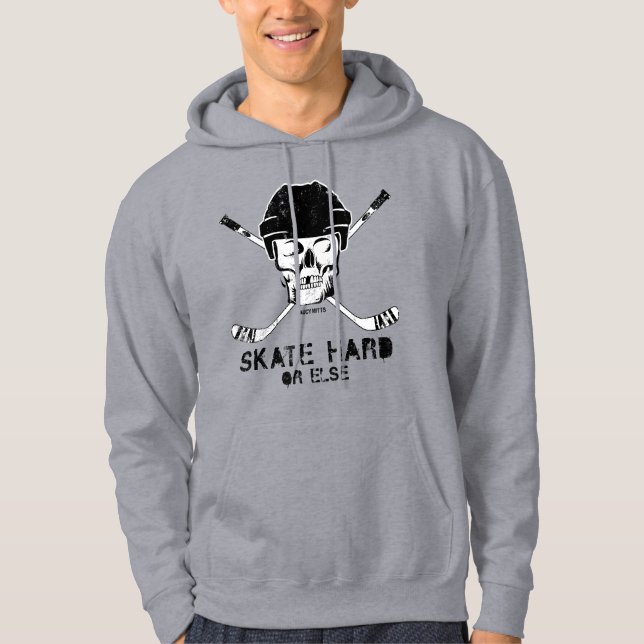 Hockey Skull Hoodie (Vorderseite)