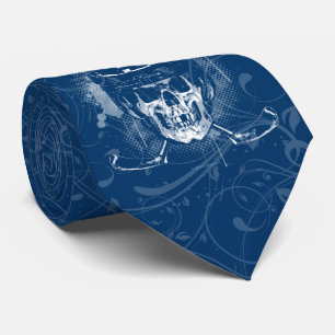 Hockey Skull Neck Tie Krawatte