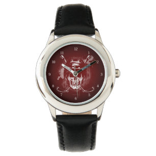 Hockey-Skull-Uhr Armbanduhr