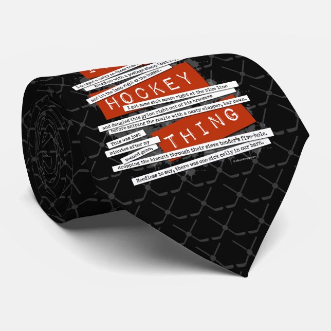 Hockey Slang Krawatte (Gerollt)