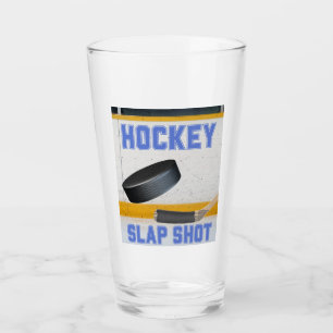 Hockey Slap Shot Glas