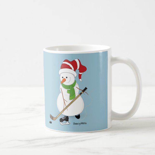 Hockey-Snowman-Tasse Tasse (Rechts)